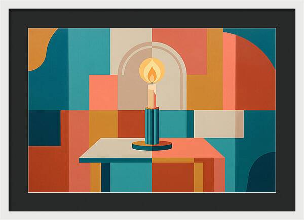 Candlelight In Abstract Harmony