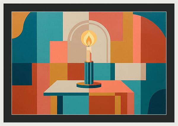 Candlelight In Abstract Harmony
