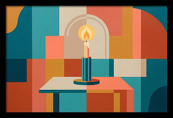 Candlelight In Abstract Harmony