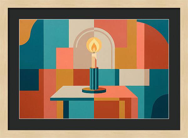 Candlelight In Abstract Harmony