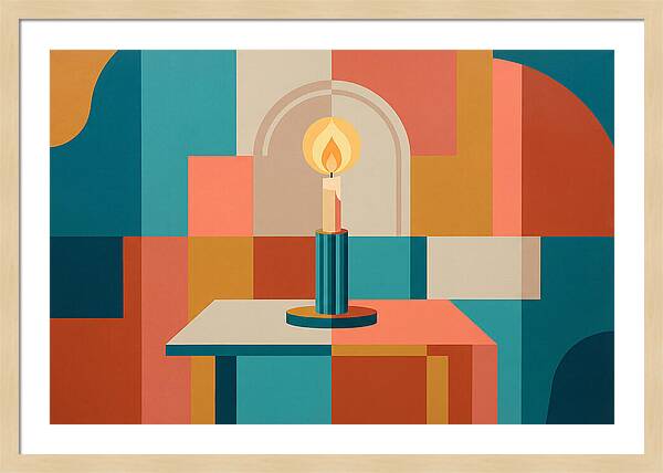 Candlelight In Abstract Harmony
