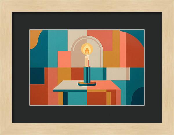 Candlelight In Abstract Harmony