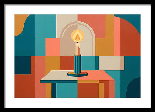 Candlelight In Abstract Harmony