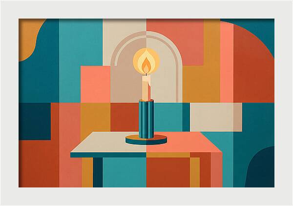 Candlelight In Abstract Harmony