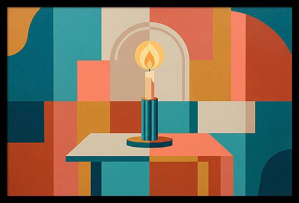 Candlelight In Abstract Harmony