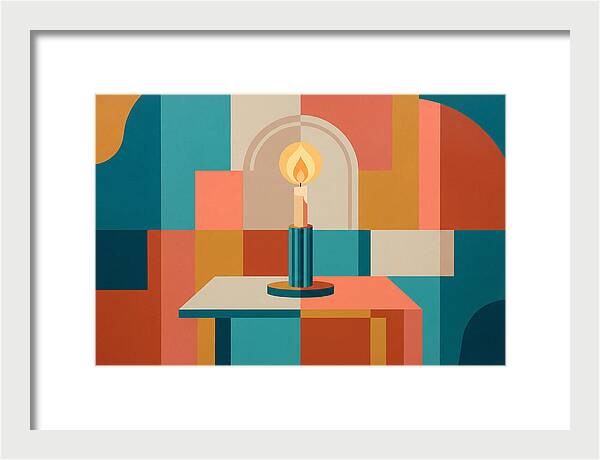 Candlelight In Abstract Harmony