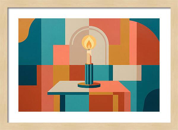 Candlelight In Abstract Harmony