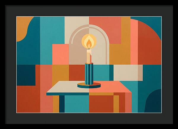 Candlelight In Abstract Harmony