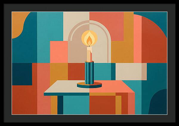 Candlelight In Abstract Harmony