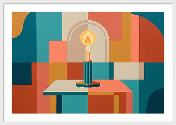 Candlelight In Abstract Harmony