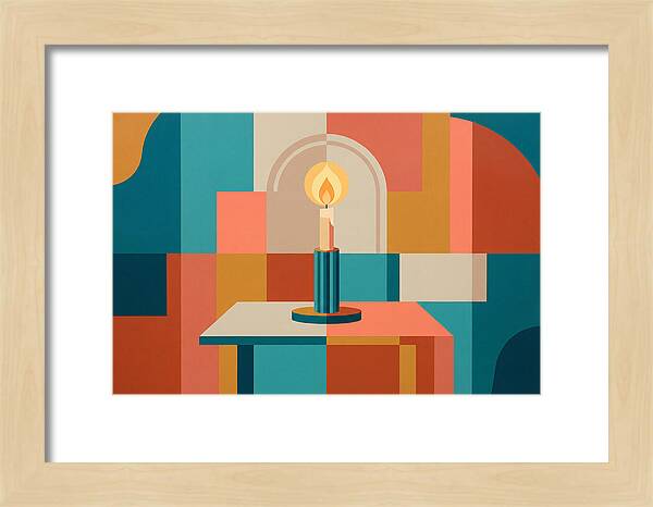 Candlelight In Abstract Harmony