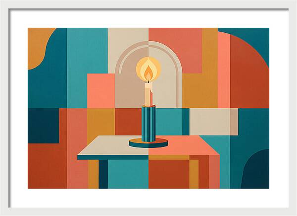 Candlelight In Abstract Harmony