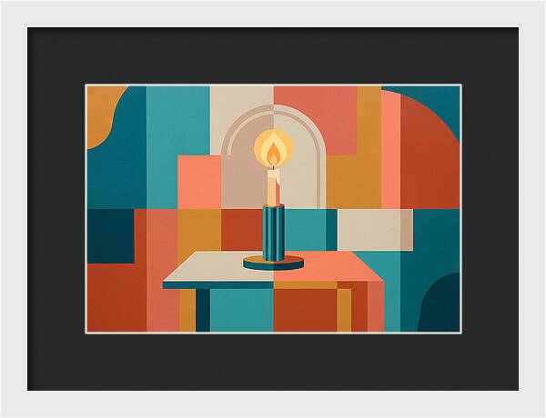 Candlelight In Abstract Harmony