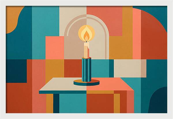 Candlelight In Abstract Harmony