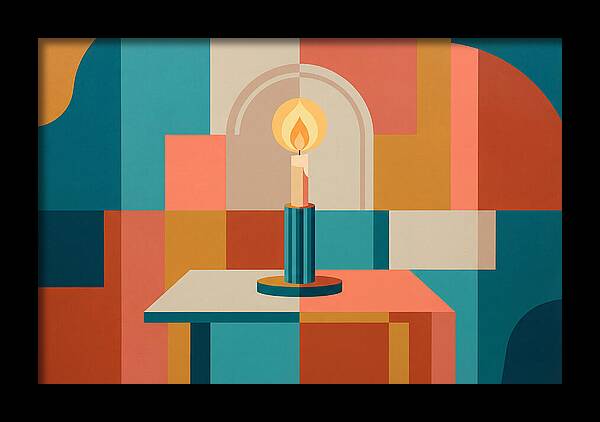 Candlelight In Abstract Harmony