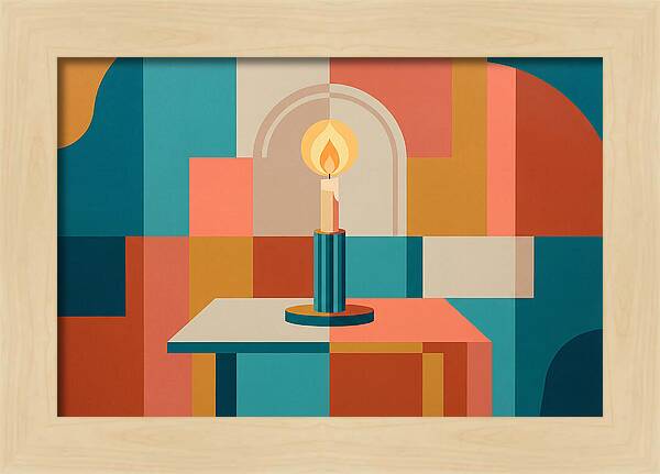 Candlelight In Abstract Harmony