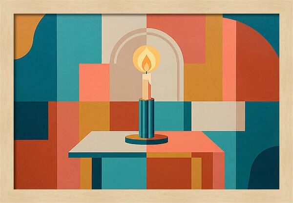 Candlelight In Abstract Harmony