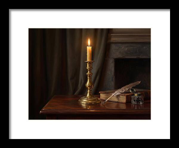 Candlestick On A Table