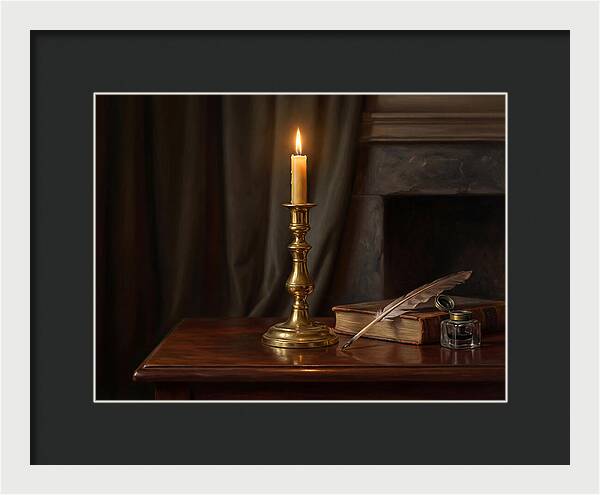 Candlestick On A Table