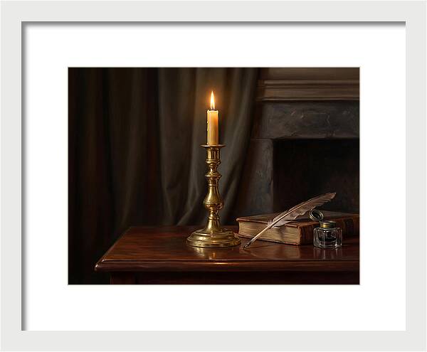 Candlestick On A Table