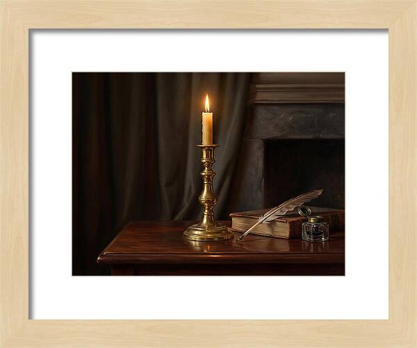 Candlestick On A Table
