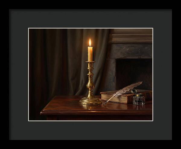 Candlestick On A Table