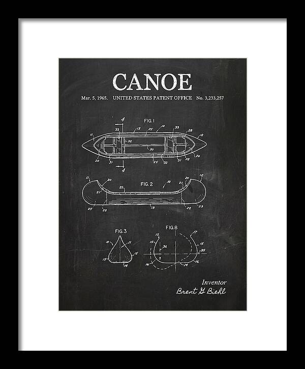 Canoe Chalkboard Patent Us3233257a