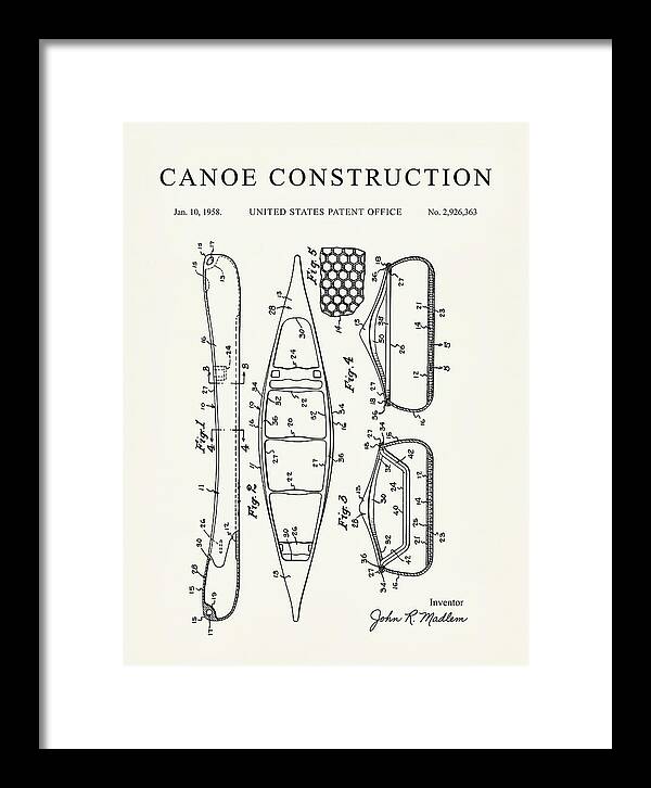 Canoe Minimalist Patent Us2926363a