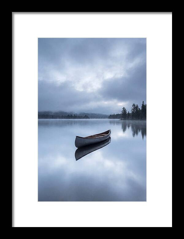 Canoe On A Tranquil Lake