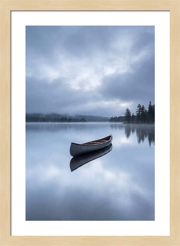 Canoe On A Tranquil Lake