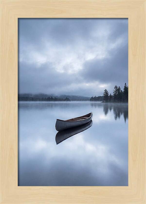 Canoe On A Tranquil Lake