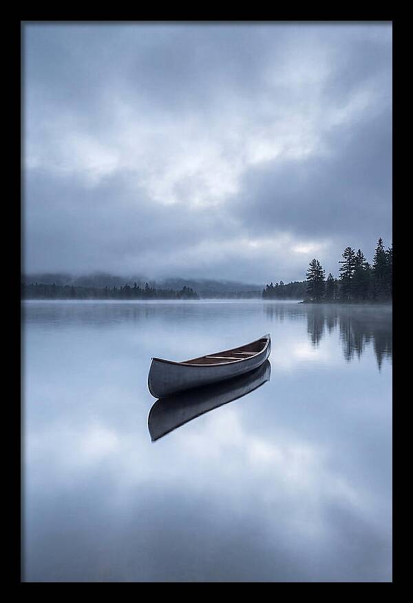 Canoe On A Tranquil Lake