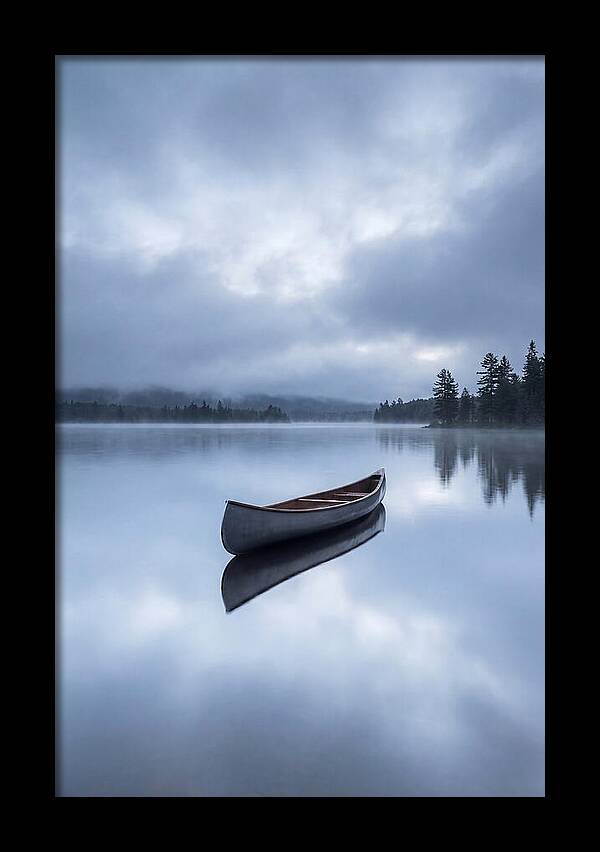 Canoe On A Tranquil Lake