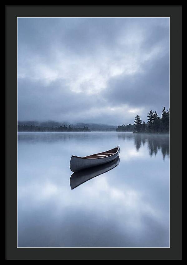 Canoe On A Tranquil Lake