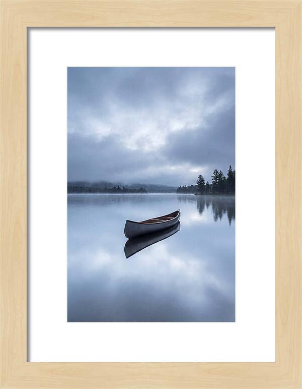 Canoe On A Tranquil Lake
