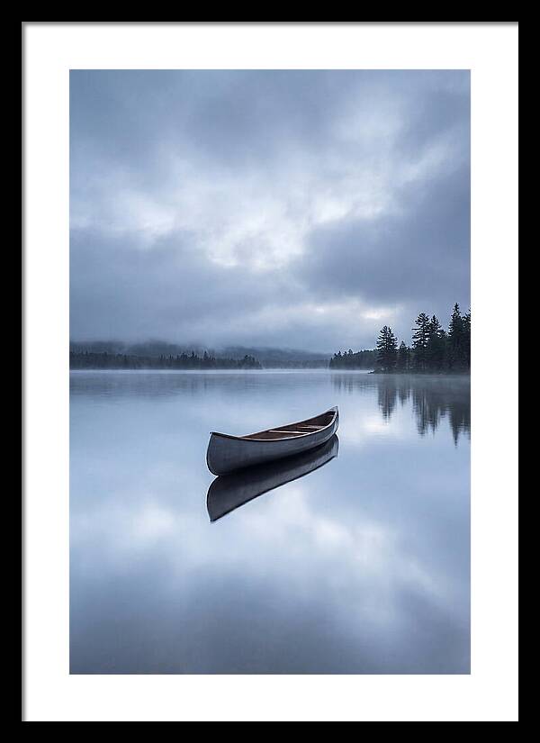 Canoe On A Tranquil Lake