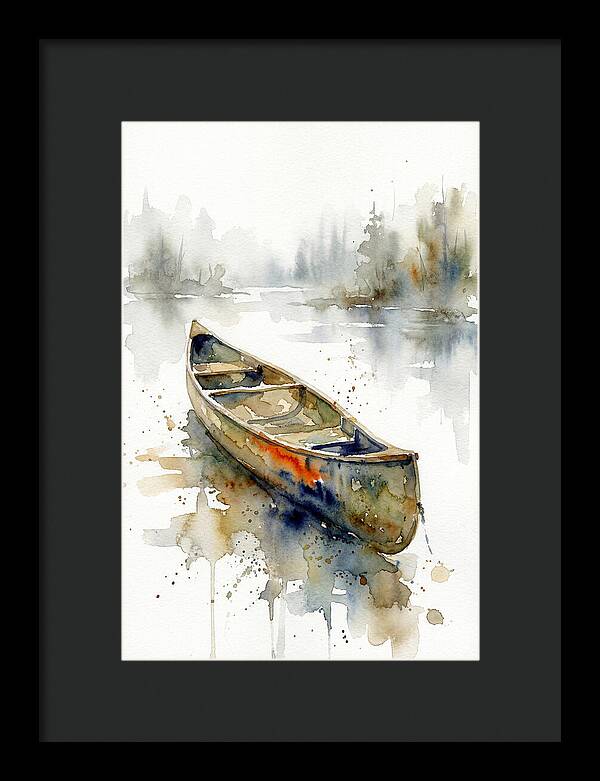Canoe On Serene Waters