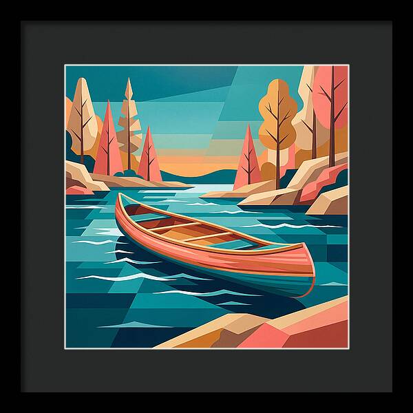 Canoe On Tranquil Waters