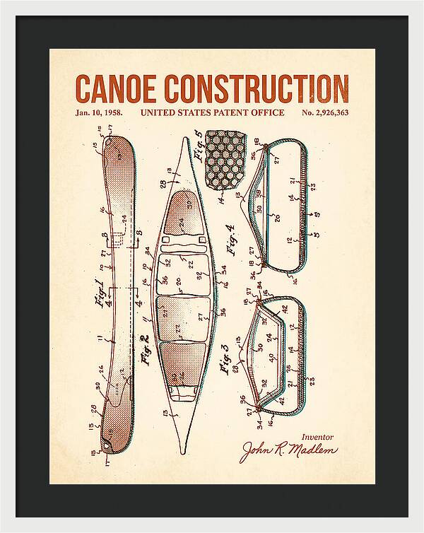 Canoe Retro Patent Us2926363a