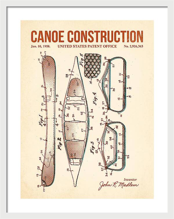 Canoe Retro Patent Us2926363a