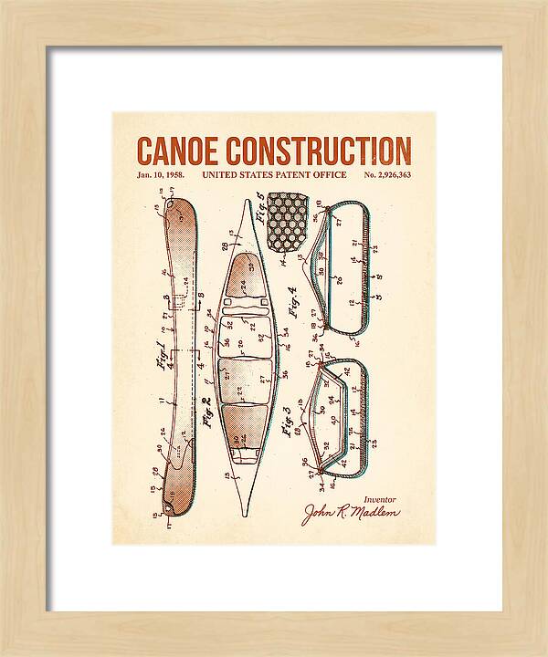 Canoe Retro Patent Us2926363a