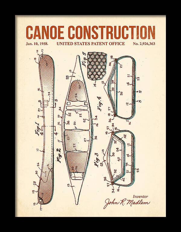 Canoe Retro Patent Us2926363a