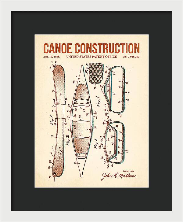 Canoe Retro Patent Us2926363a