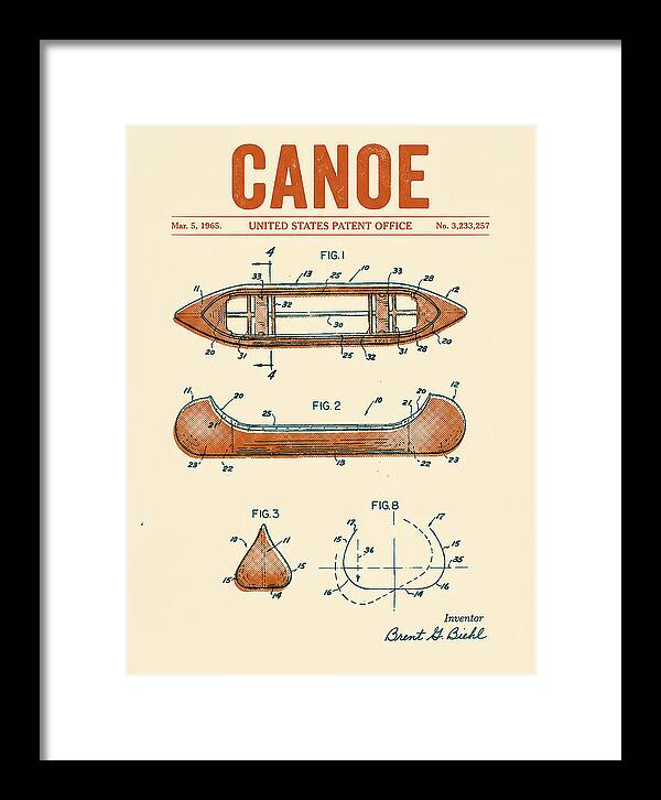 Canoe Retro Patent Us3233257a