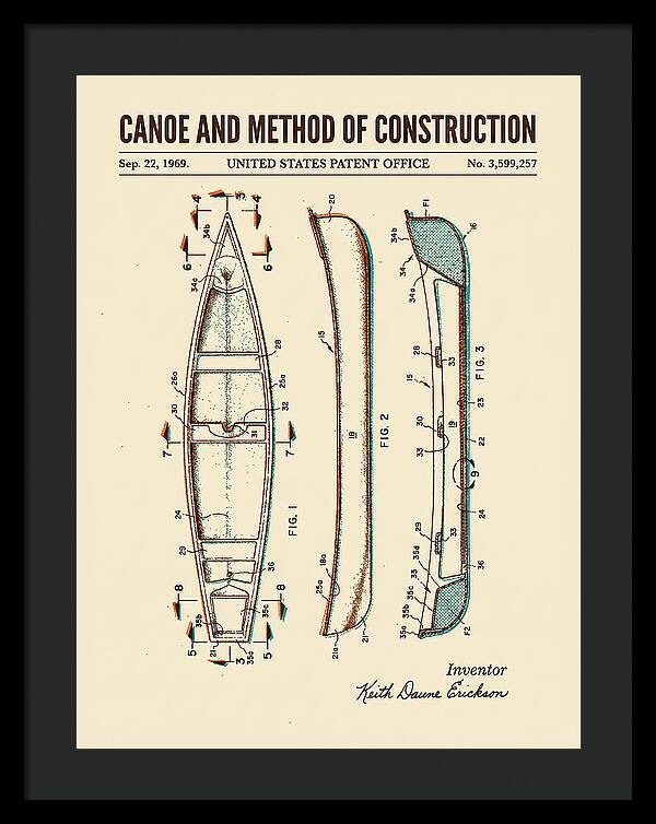 Canoe Retro Patent Us3599257a