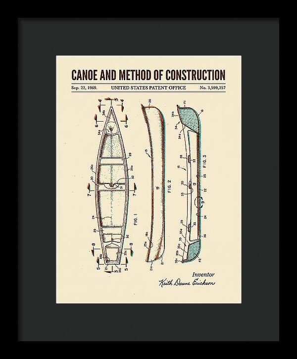 Canoe Retro Patent Us3599257a