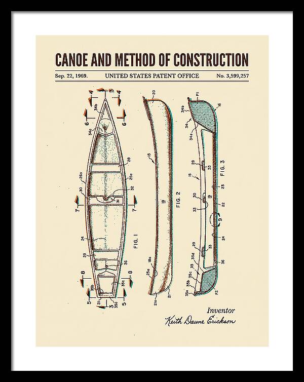 Canoe Retro Patent Us3599257a