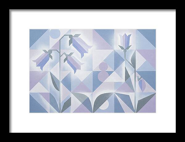 Canterbury Bells In Soft Blue And Lavender