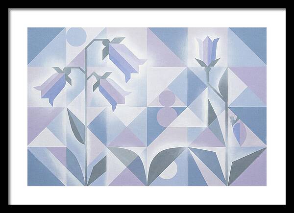 Canterbury Bells In Soft Blue And Lavender