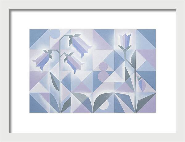 Canterbury Bells In Soft Blue And Lavender